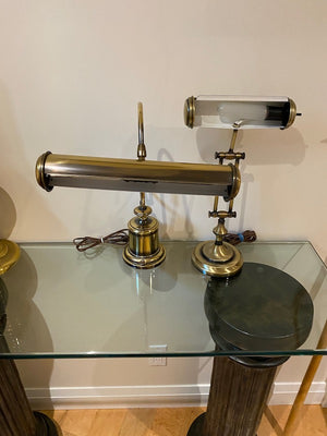 2 Brass Desk Lamps