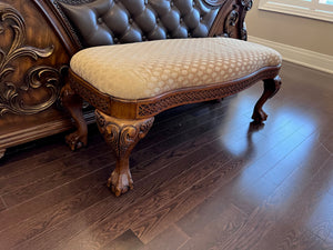 Ashley Furniture Chippendale Mahogany Bench