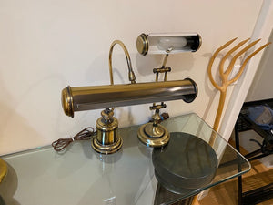 2 Brass Desk Lamps