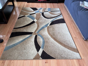 United Weavers of America Contours 100% Olefin Pile Rug- 5'3x7'6