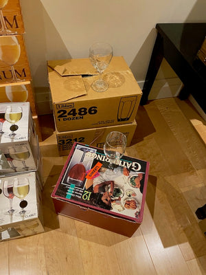 Brand New Boxed Plates & Glasses Lot