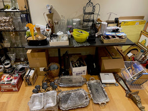 Large Miscellaneous Houseware, Decor, Glassware etc. LOT