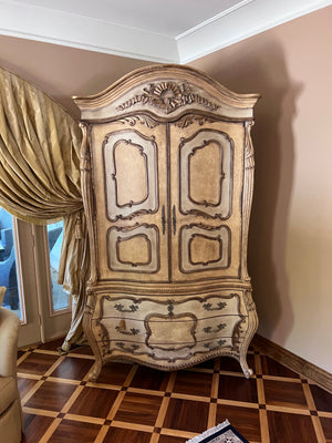 Magnificent Wood Carved Armoire by 'Ferguson Copeland Ltd'