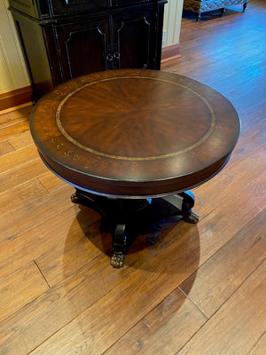 "Drexel Heritage" Ornate Round Centre Table, Clawed Feet