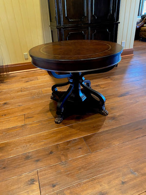 "Drexel Heritage" Ornate Round Centre Table, Clawed Feet
