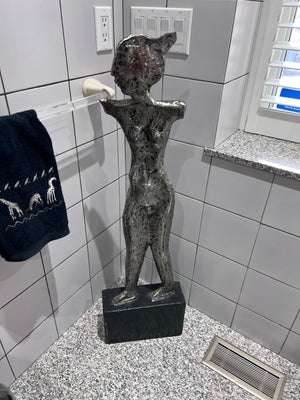 Ruben Zellermayer Painted Steel Sculpture- 'Armless Girl'