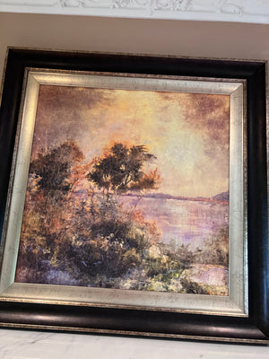 'Hudson Evening' Giclee from The Raschella Collection by Stiles (49"x49")