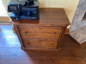 "Stanley Furniture" 2 Drawer Wood Filing Cabinet