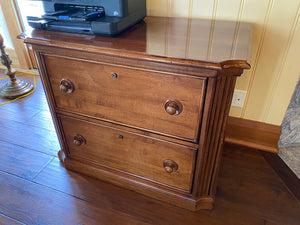 "Stanley Furniture" 2 Drawer Wood Filing Cabinet
