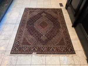 100% Wool Persian Tabriz Mahi Area Rug (6.5ft x 5ft)