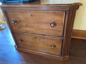 "Stanley Furniture" 2 Drawer Wood Filing Cabinet