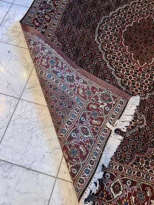 100% Wool Persian Tabriz Mahi Area Rug (6.5ft x 5ft)