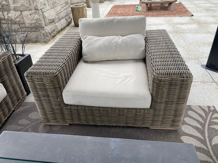 Restoration Hardware Majorca Lounge Chair- Grey