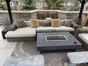Restoration Hardware 3 Piece Majorca Sectional Sofa