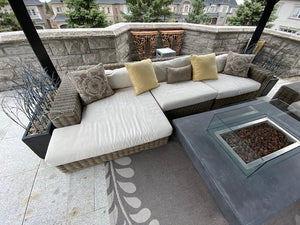 Restoration Hardware 3 Piece Majorca Sectional Sofa