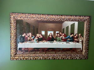 Gold Framed Print of The Last Supper by Toncill, 2002