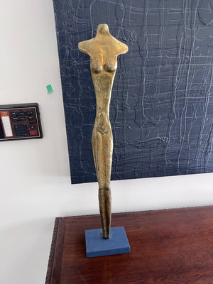 Ruben Zellermayer Painted Steel Sculpture- 'Woman Figure'