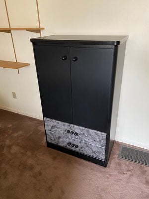 Vintage Small Armoire w/ 2 Drawers from Dynasty Wood Products