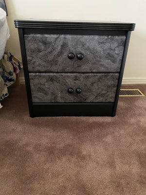 2 Vintage Nightstands from Dynasty Wood Products