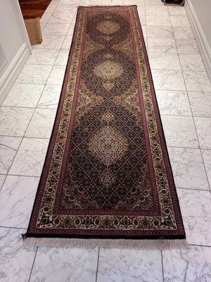 100% Wool Persian Tabriz Mahi Runner