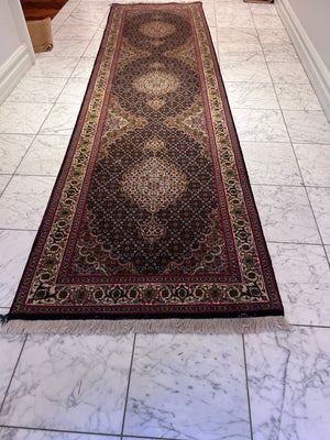 100% Wool Persian Tabriz Mahi Runner