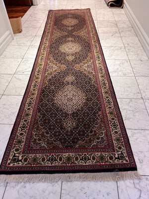 100% Wool Persian Tabriz Mahi Runner