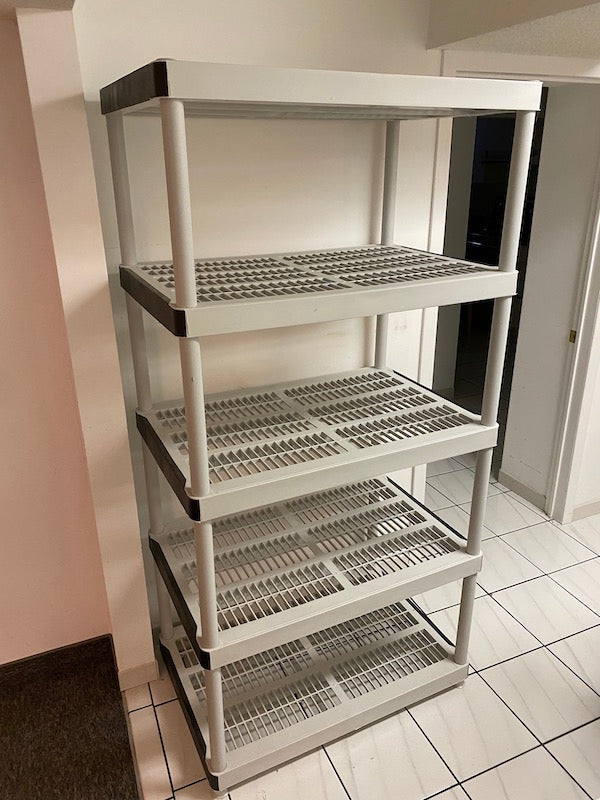 Plastic Collapsible Shelving Rack (*2 Available)