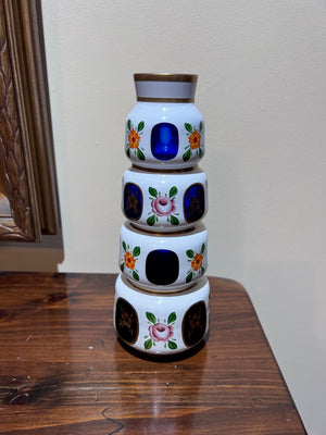 'Lausitzer Glas' Crystal Mouth-blown, Hand-Cut Vase
