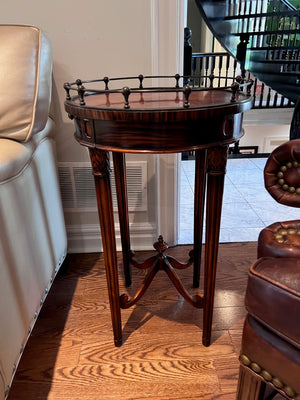 Beautiful Burled Wood Side Table