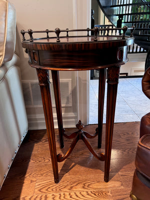 Beautiful Burled Wood Side Table