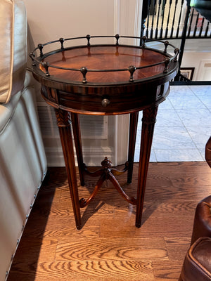 Beautiful Burled Wood Side Table