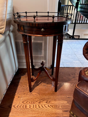 Beautiful Burled Wood Side Table