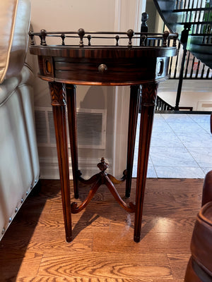 Beautiful Burled Wood Side Table