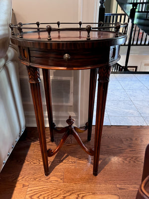 Beautiful Burled Wood Side Table