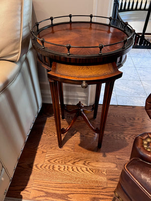 Beautiful Burled Wood Side Table