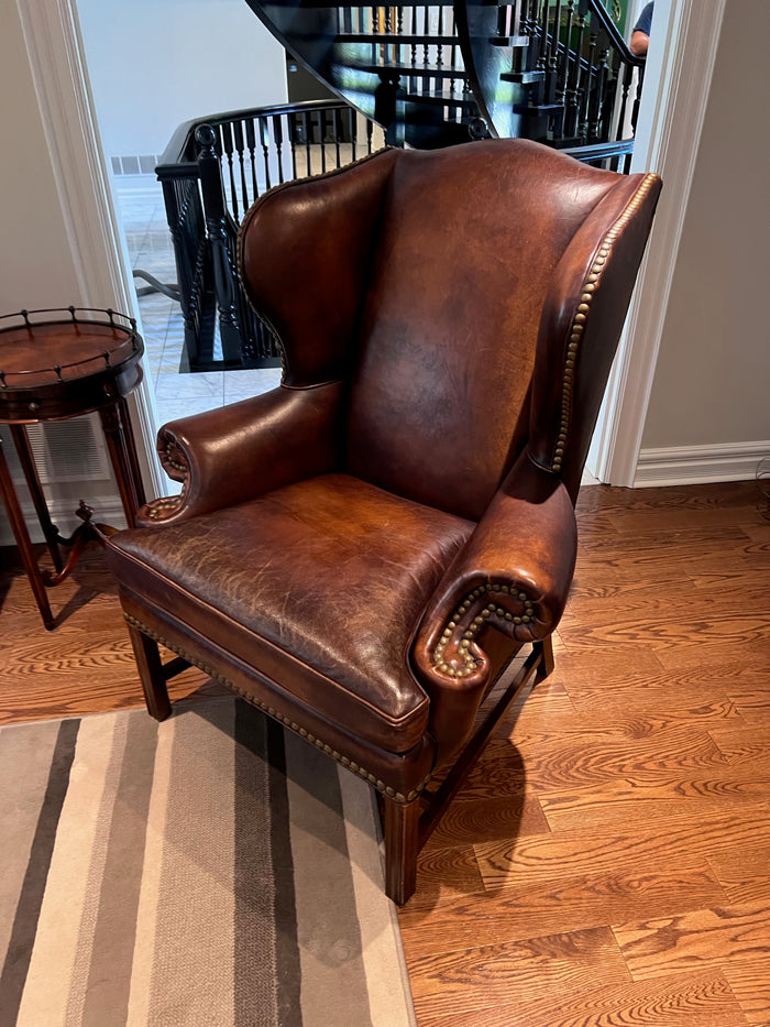 Whittemore Sherrill Limited Brown Leather Armchair Sell My