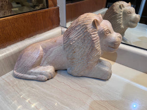 Hand Carved Stone Lion Sculpture from Kenya # 1