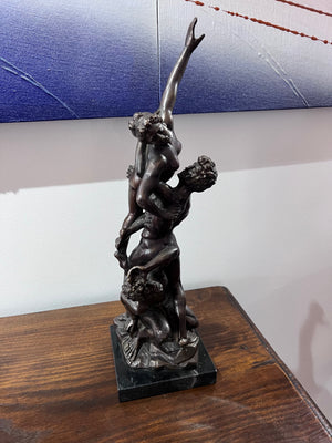 'The Rape of the Sabine Women' Bronze Sculpture by A. Santini