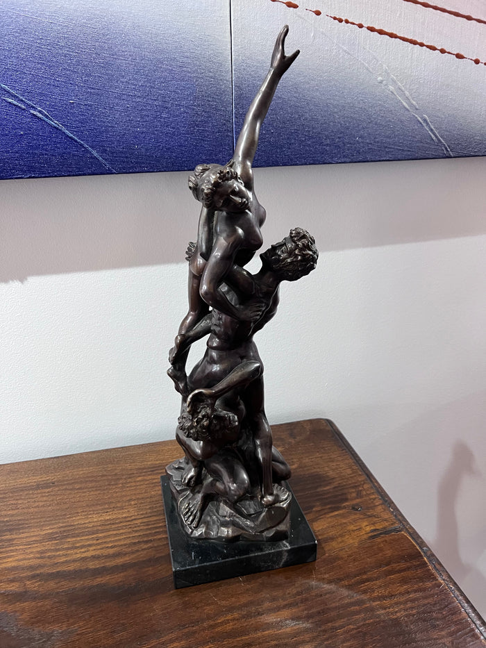 'The Rape of the Sabine Women' Bronze Sculpture by A. Santini