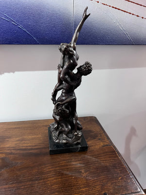 'The Rape of the Sabine Women' Bronze Sculpture by A. Santini
