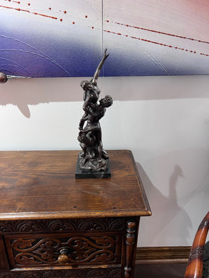 'The Rape of the Sabine Women' Bronze Sculpture by A. Santini