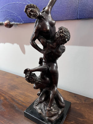 'The Rape of the Sabine Women' Bronze Sculpture by A. Santini