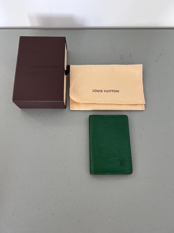 Louis Vuitton Green Epi Leather Bifold Wallet