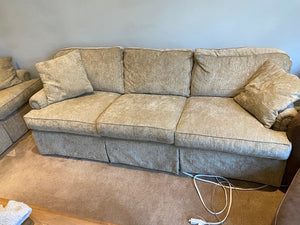 Beige Upholstered Sofa # 1