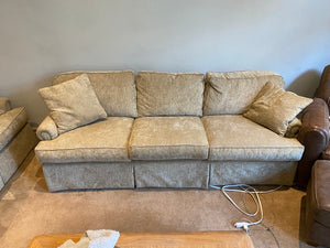 Beige Upholstered Sofa # 1