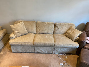 Beige Upholstered Sofa # 1