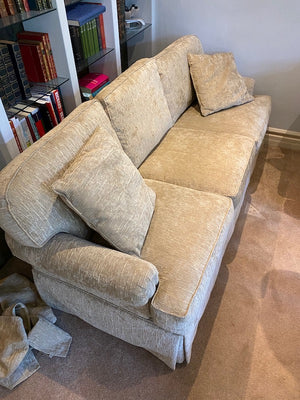Beige Upholstered Sofa # 2