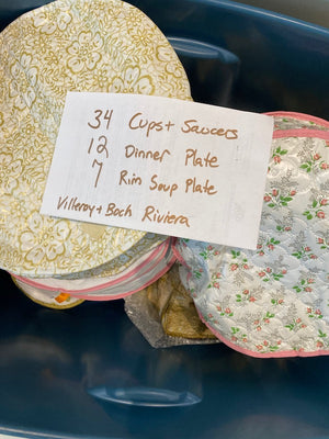 Villeroy and Bosch Riviera Dinnerware Lot