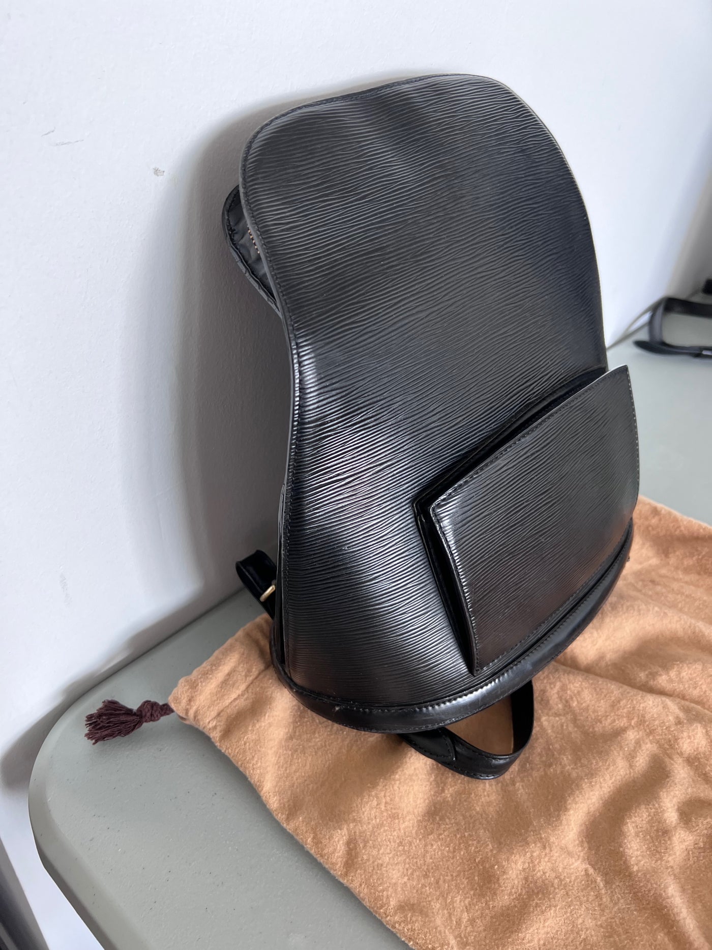 louis vuitton black backpack replica Louis Vuitton Vintage Black Epi Leather Gobelins Backpack # 1 – Sell My Stuff Canada