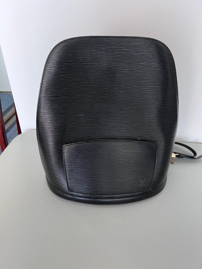 Louis Vuitton Vintage Black Epi Leather Gobelins Backpack # 2